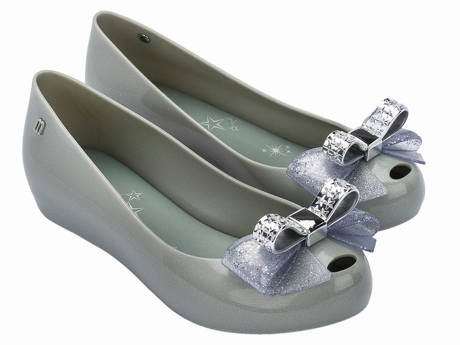 Bailarinas Melissa Ultragirl Stars Sage Bow Mujer - Gris - Argentina KTC-981067